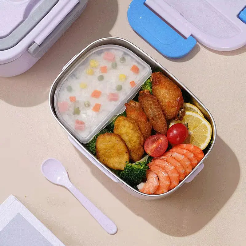 Portable Electric Lunch Box – 1.5L, Leak-Proof & 60W